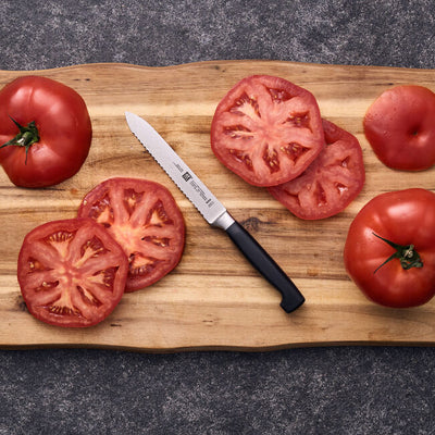 Zwilling Four Star Serrated Utility Knife | 5 Inch