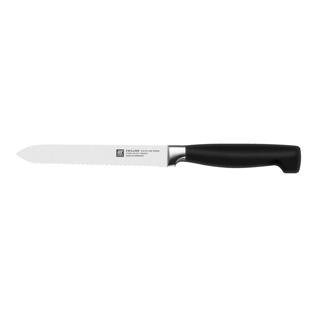 Zwilling Four Star Serrated Utility Knife | 5 Inch
