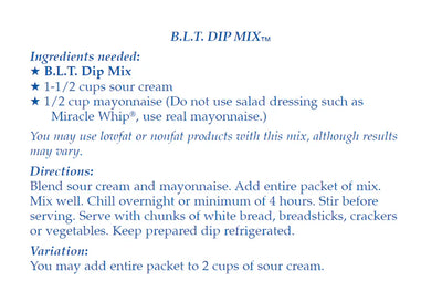 BLT Dip Mix