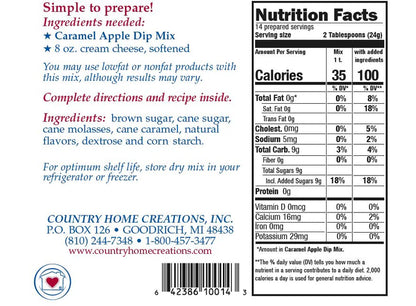 Carmel Apple Dip Mix