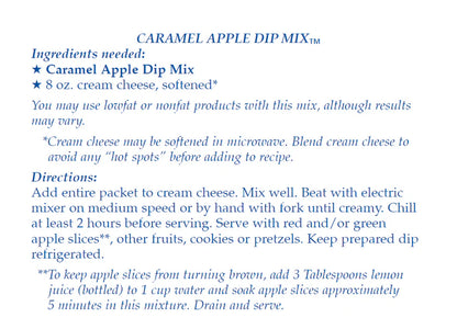 Carmel Apple Dip Mix