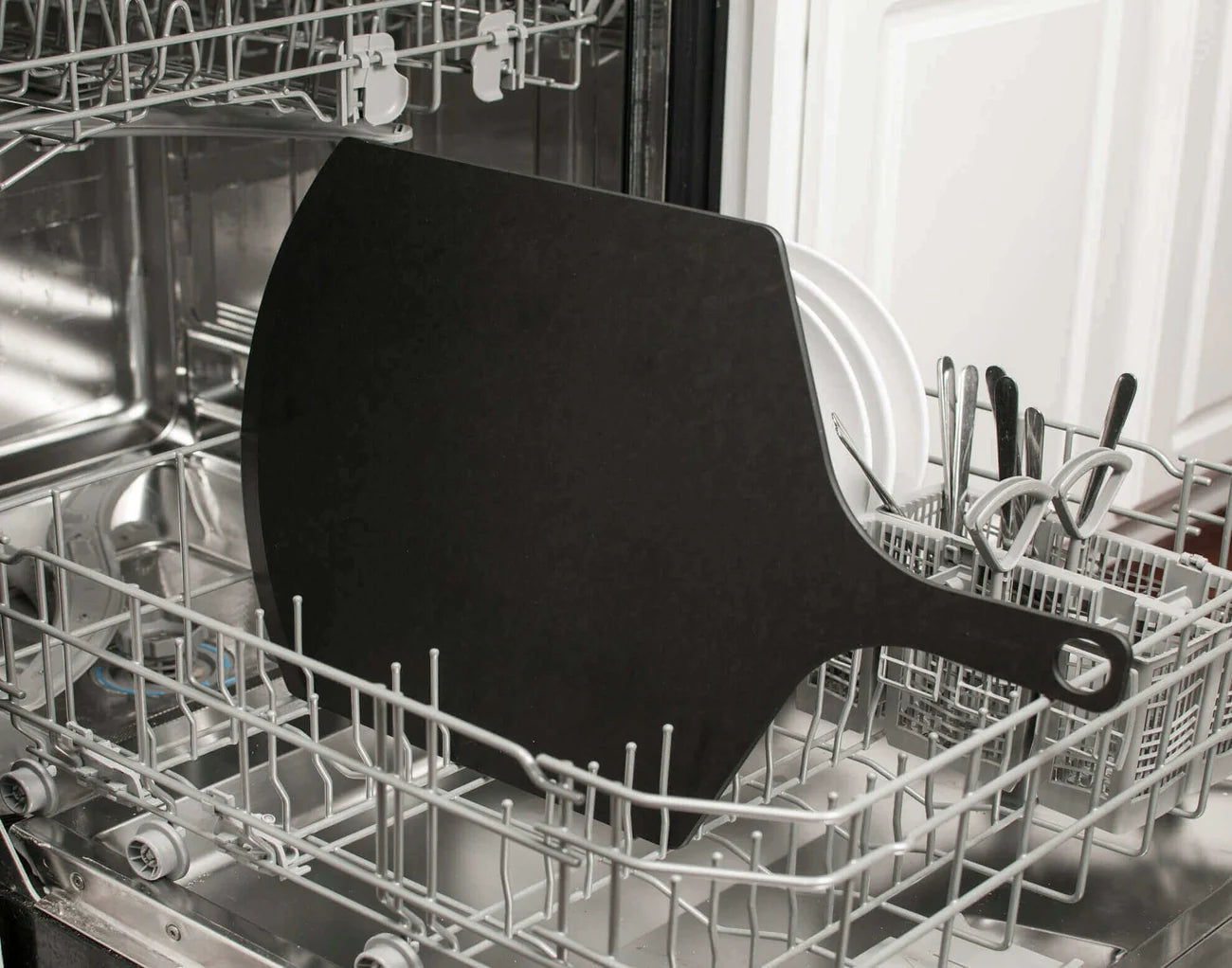 Epicurean Large Pizza Peel | Slate | 23" x 14" Wood Fiber Serving Board