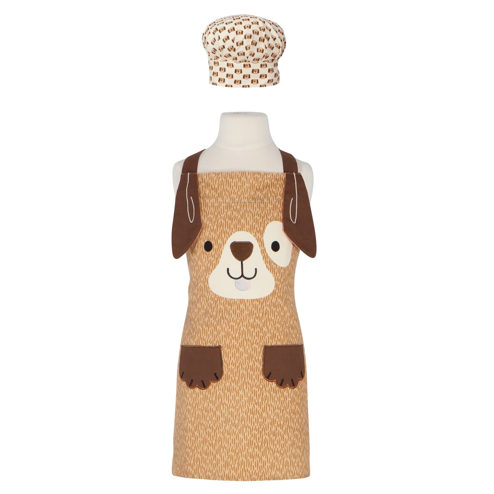 Danica Jubilee "Dog Daydream" Kids Apron & Hat Set
