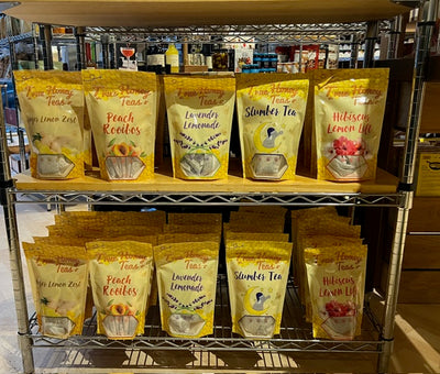 Ginger Lemon Zest Herbal Tea | Zesty, Caffeine-Free Tea with Real Honey