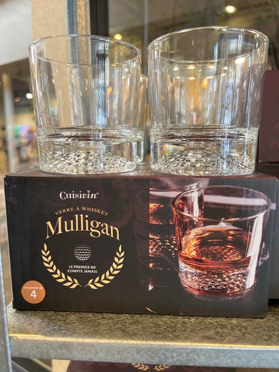 Cuisivin Mulligan Whiskey Glasses | Set of 4