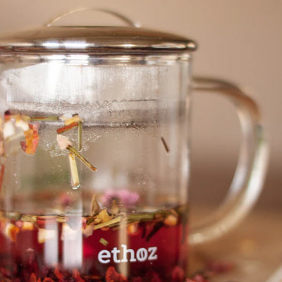 ethoz® Glass Tea Brewer | 13oz Precision Tea Infuser