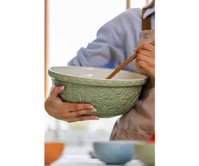 Mason Cash Home to Roost S12 Mixing Bowl | 11.75 In | Sawgrass Green