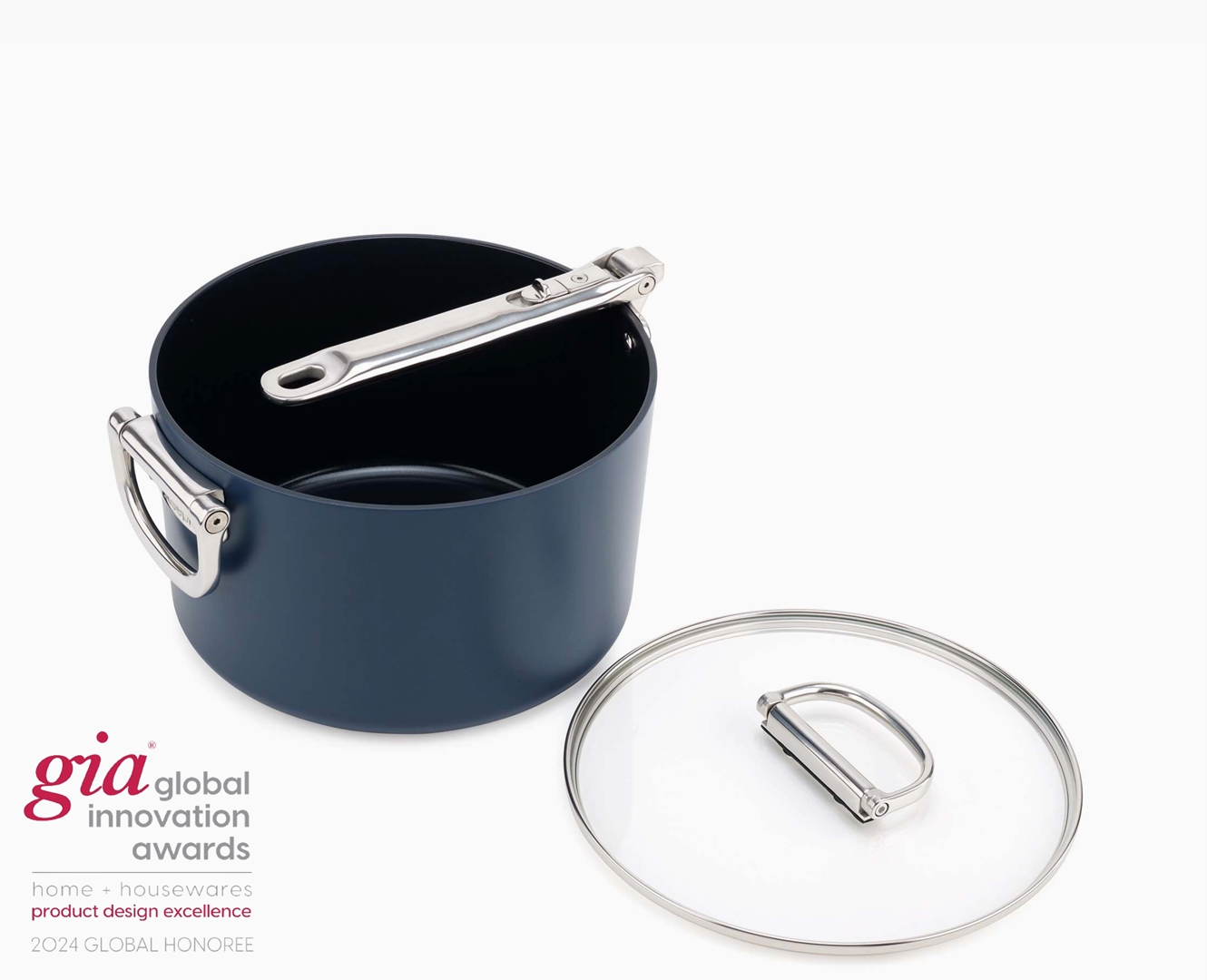 Joseph Joseph Space Non-Stick Saucepan with Lid | 5.4-Qt