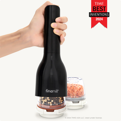 FinaMill ProPlus Battery Spice Mill | Midnight Black