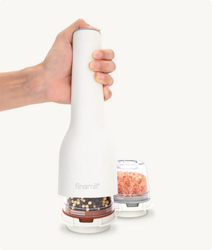 FinaMill ProPlus USB Rechargable Spice Mill | Soft Cream