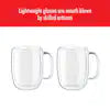 Sorrento Glass Latte Mug | 2 Piece Set 15 oz